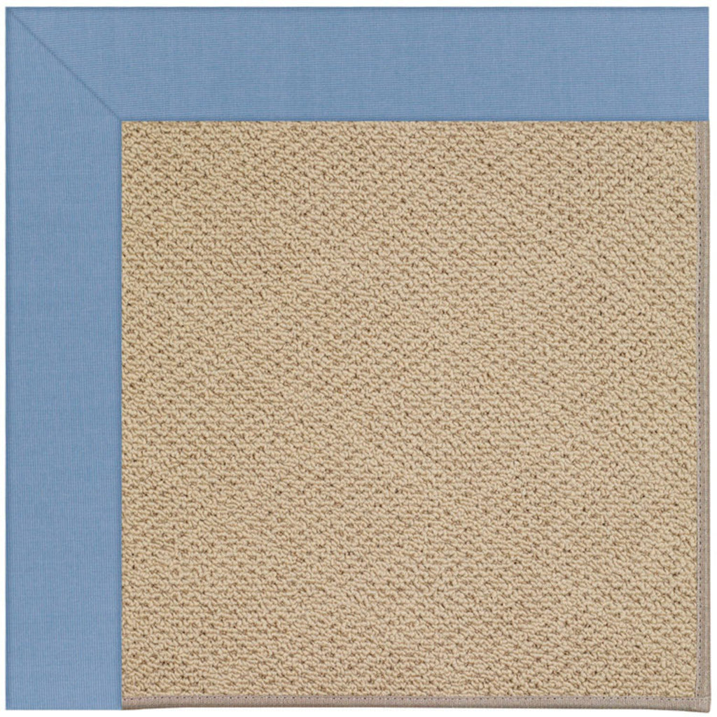 Creative Concepts-Cane Wicker Canvas Air Blue Indoor/Outdoor Bordere Rectangle image