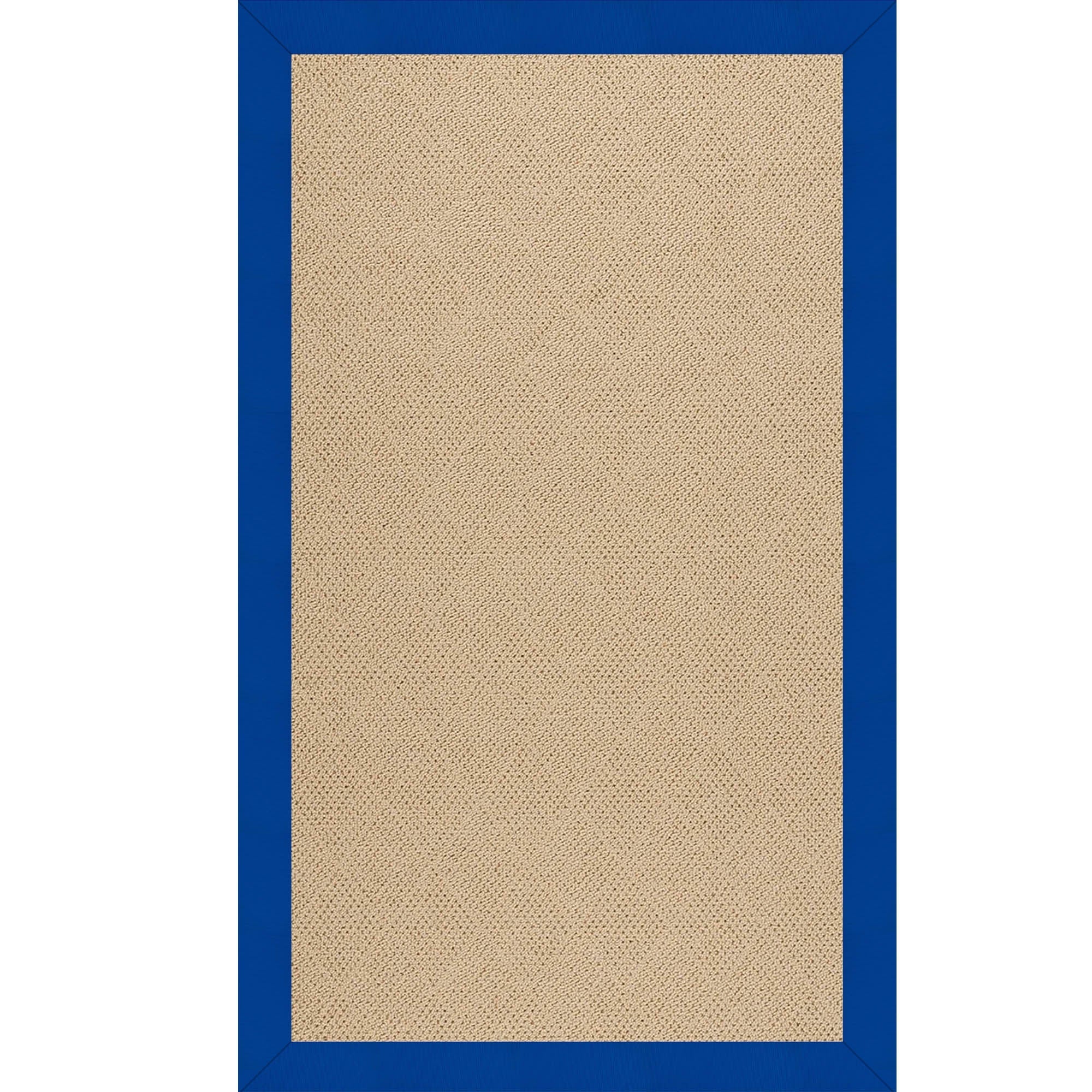 Creative Concepts-Cane Wicker Canvas Pacific Blue Indoor/Outdoor Bordere Rectangle image