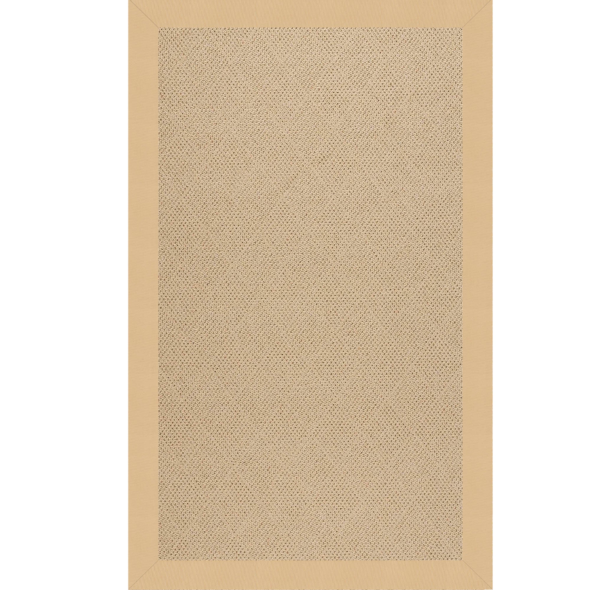 Creative Concepts-Cane Wicker Canvas Antique Beige Indoor/Outdoor Bordere Rectangle image