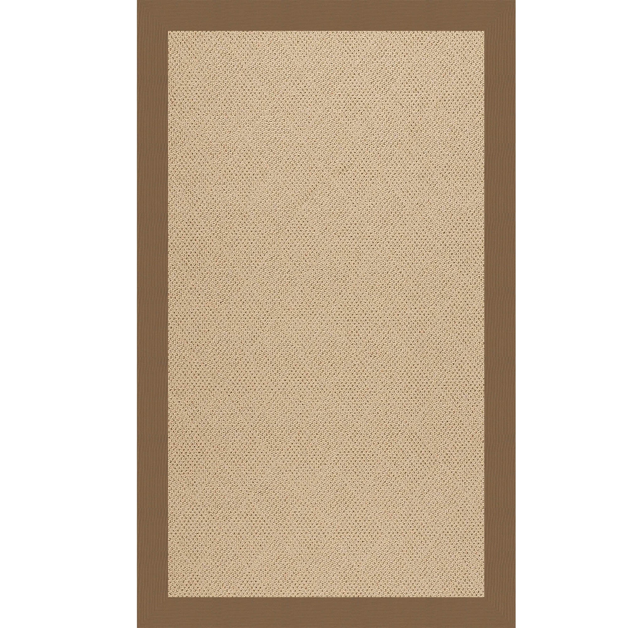 Creative Concepts-Cane Wicker Canvas Cocoa Indoor/Outdoor Bordere Rectangle image