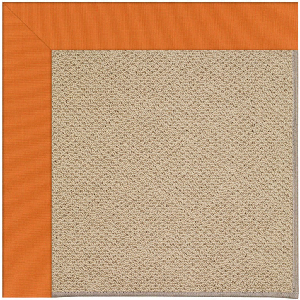 Creative Concepts-Cane Wicker Canvas Tangerine Indoor/Outdoor Bordere Octagon image