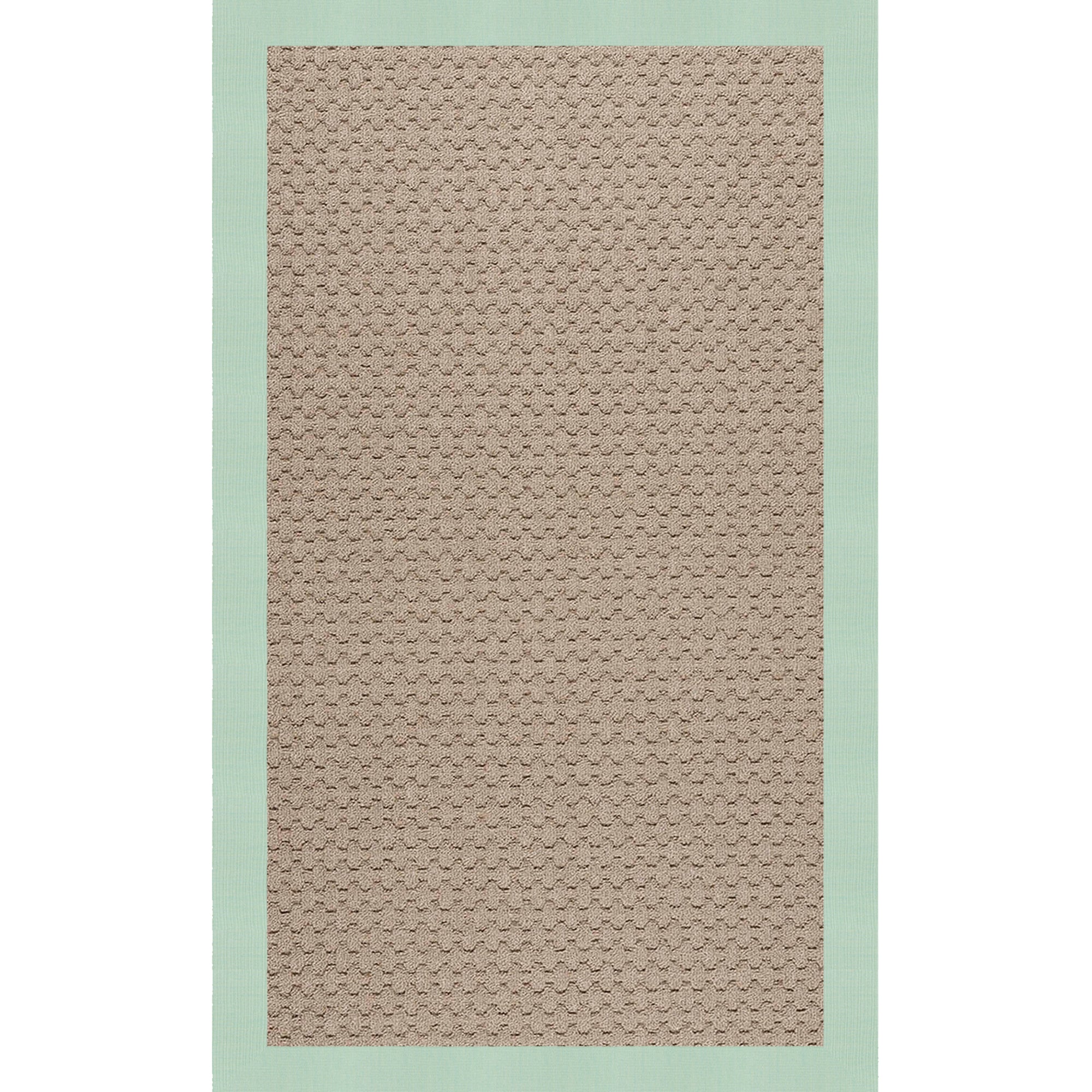 Creative Concepts-Grassy Mtn. Canvas Spa Blue Indoor/Outdoor Bordere Rectangle image