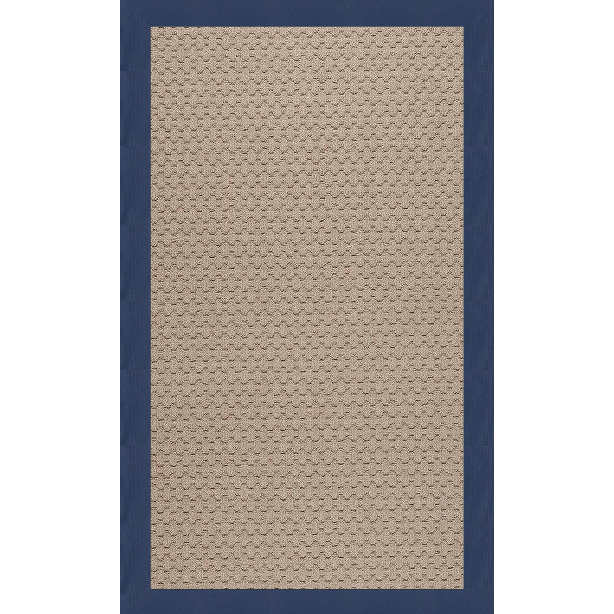 Creative Concepts-Grassy Mtn. Canvas Navy Indoor/Outdoor Bordere Rectangle image