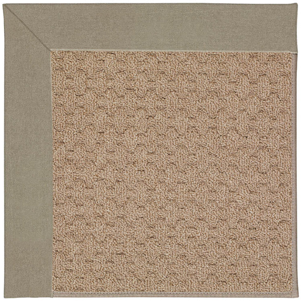 Creative Concepts-Grassy Mtn. Canvas Taupe Indoor/Outdoor Bordere Octagon image