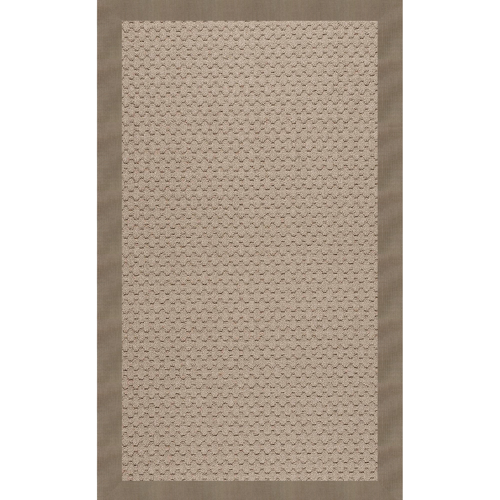 Creative Concepts-Grassy Mtn. Canvas Taupe Indoor/Outdoor Bordere Rectangle image