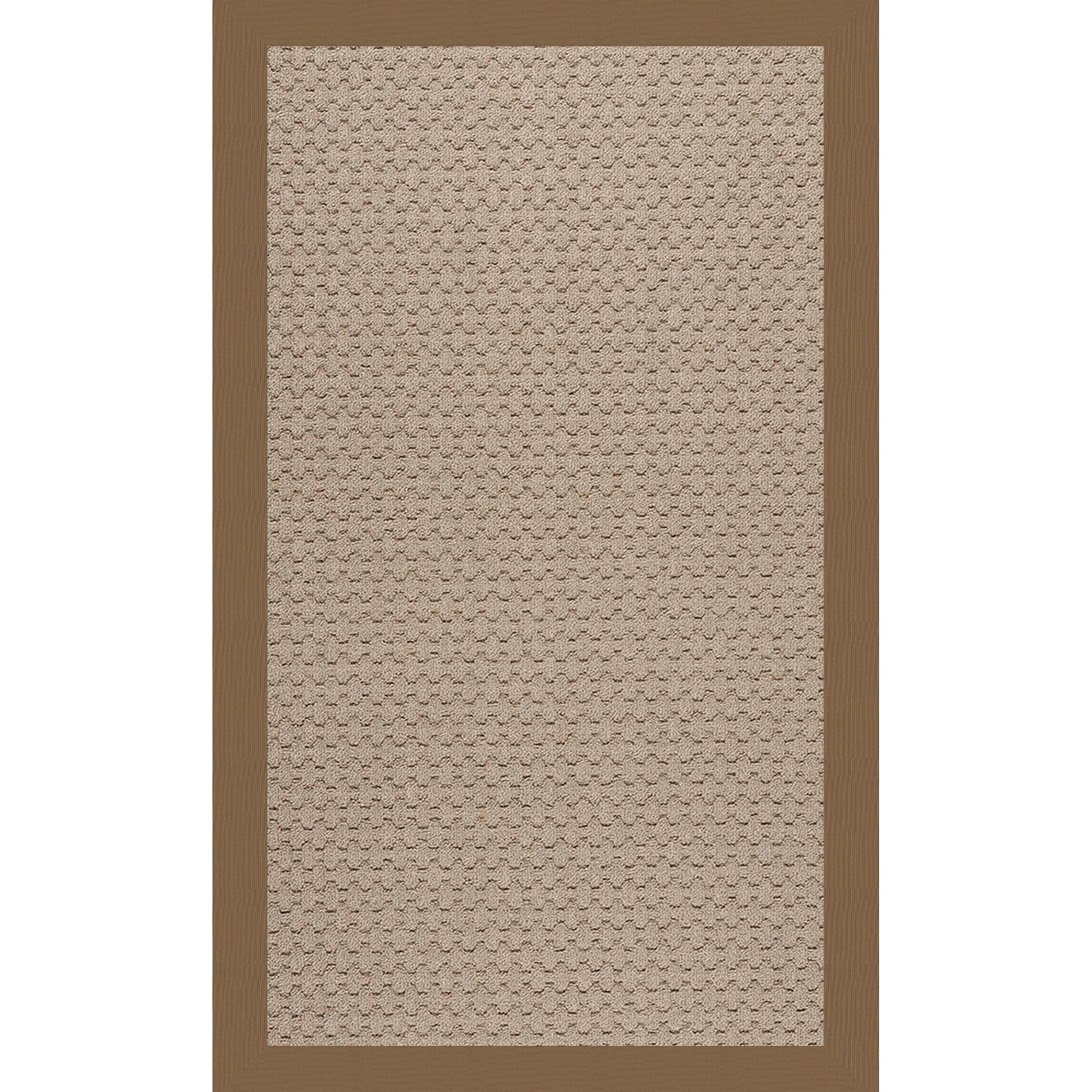 Creative Concepts-Grassy Mtn. Canvas Cocoa Indoor/Outdoor Bordere Rectangle image