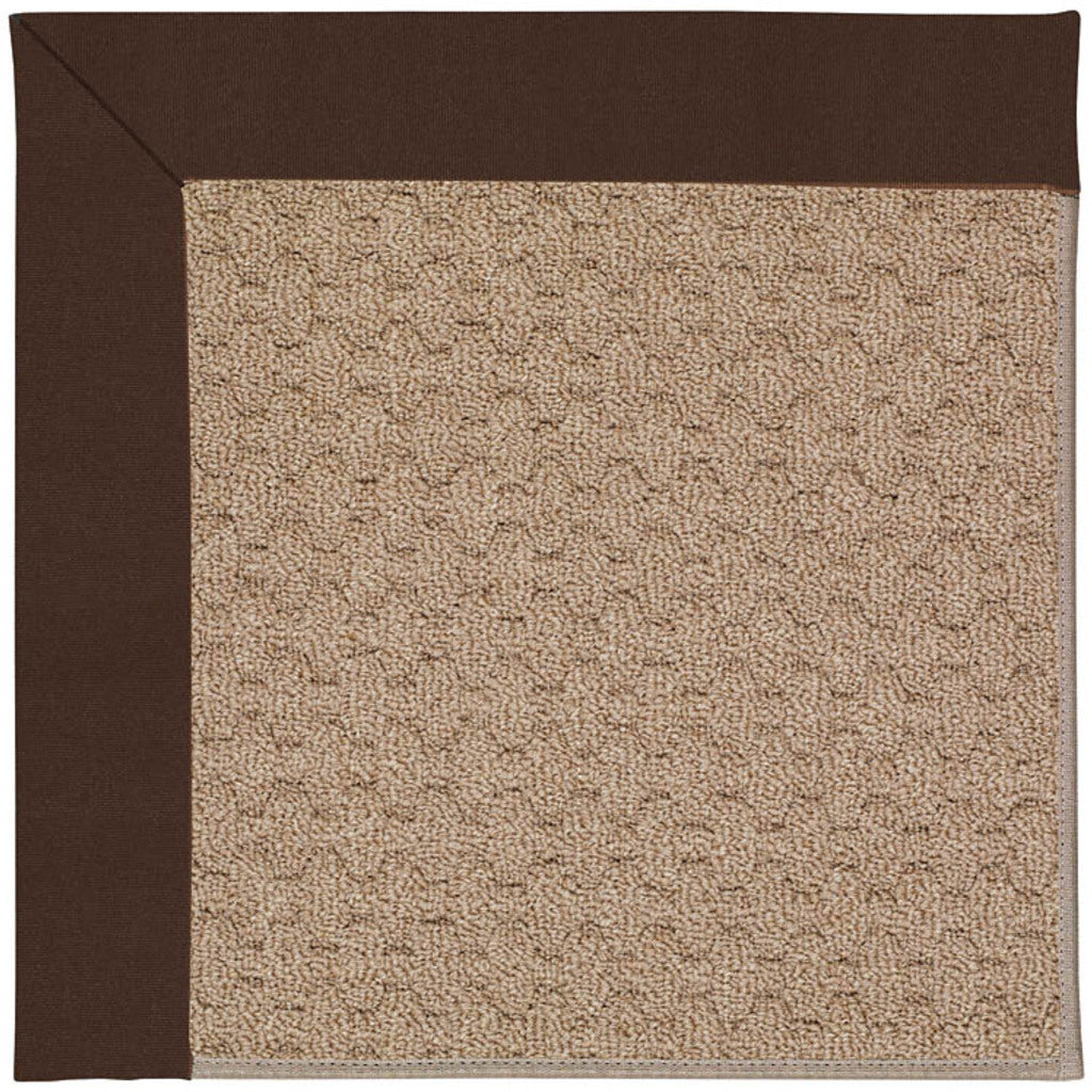 Creative Concepts-Grassy Mtn. Canvas Bay Brown Indoor/Outdoor Bordere Rectangle image