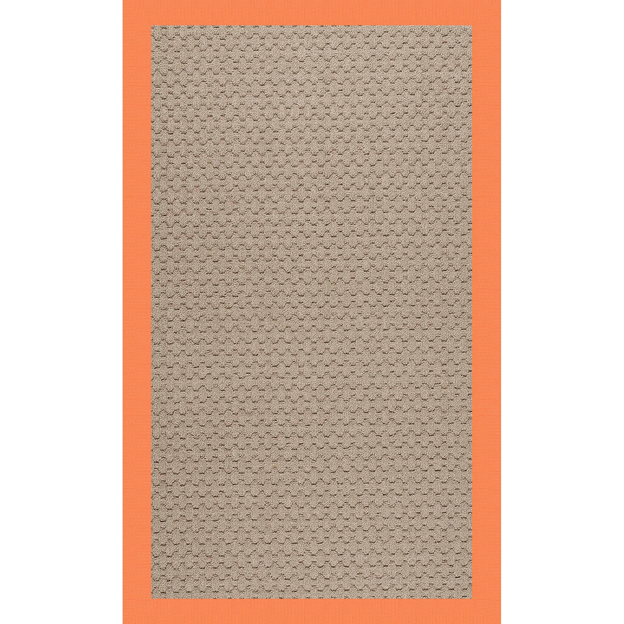 Creative Concepts-Grassy Mtn. Canvas Tangerine Indoor/Outdoor Bordere Rectangle image