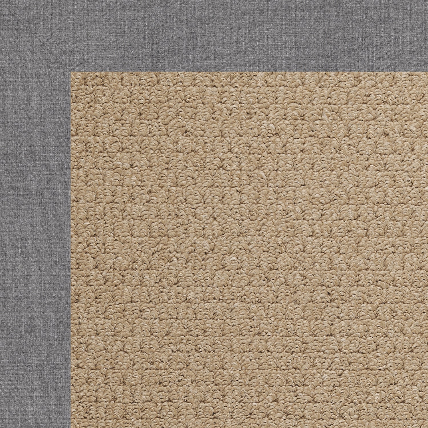 Creative Concepts-Raffia Canvas Slate Indoor/Outdoor Bordere Rectangle image