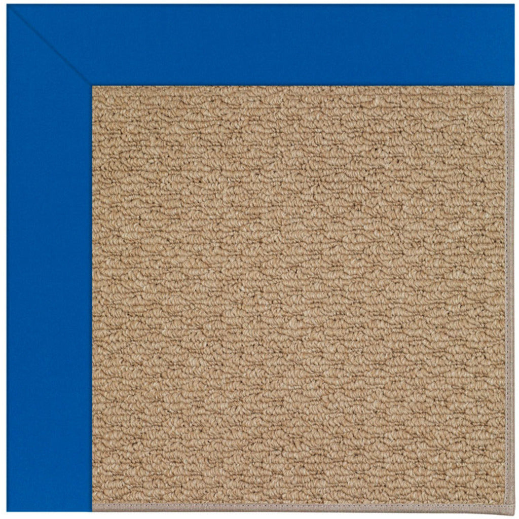 Creative Concepts-Raffia Canvas Pacific Blue Indoor/Outdoor Bordere Octagon image