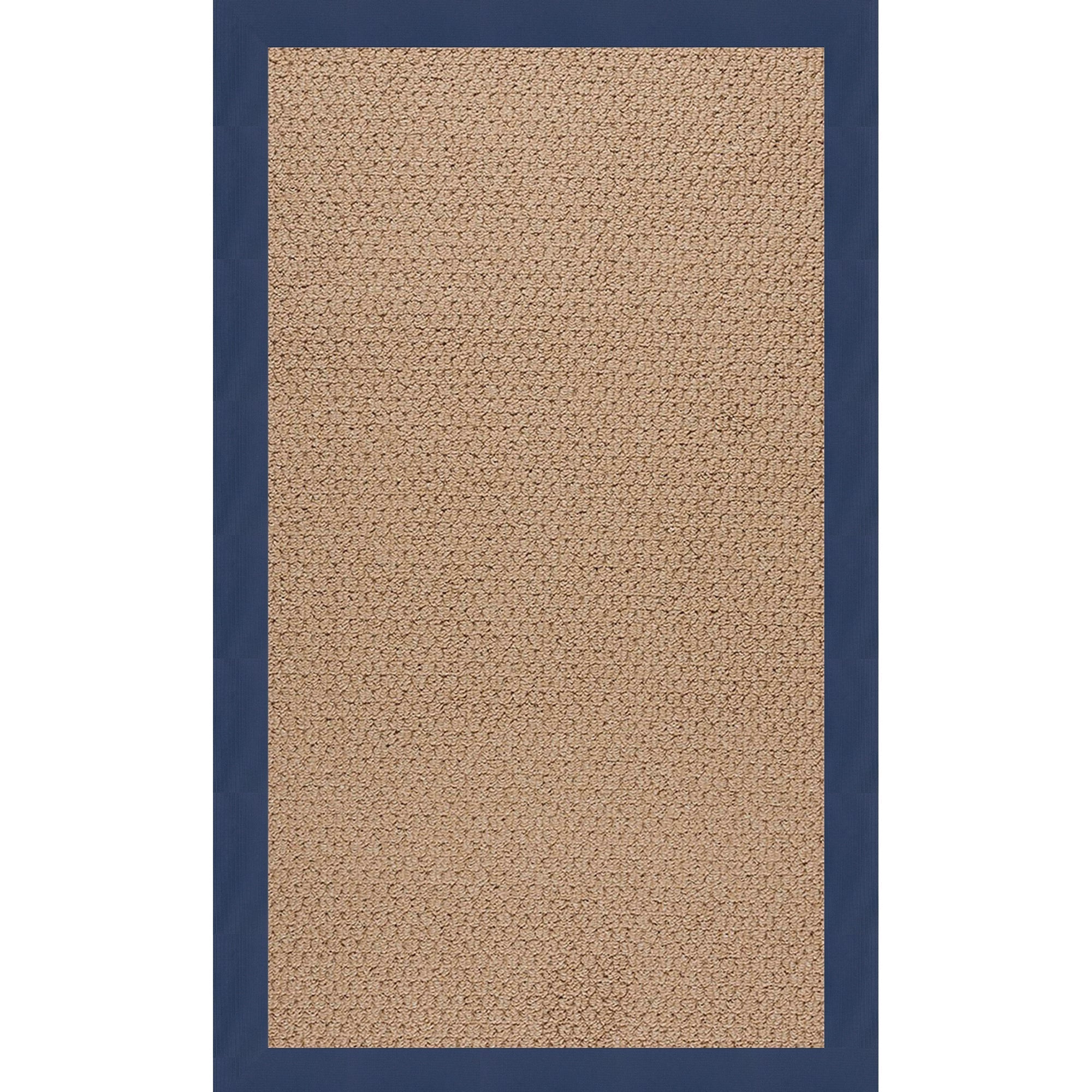 Creative Concepts-Raffia Canvas Navy Indoor/Outdoor Bordere Rectangle image