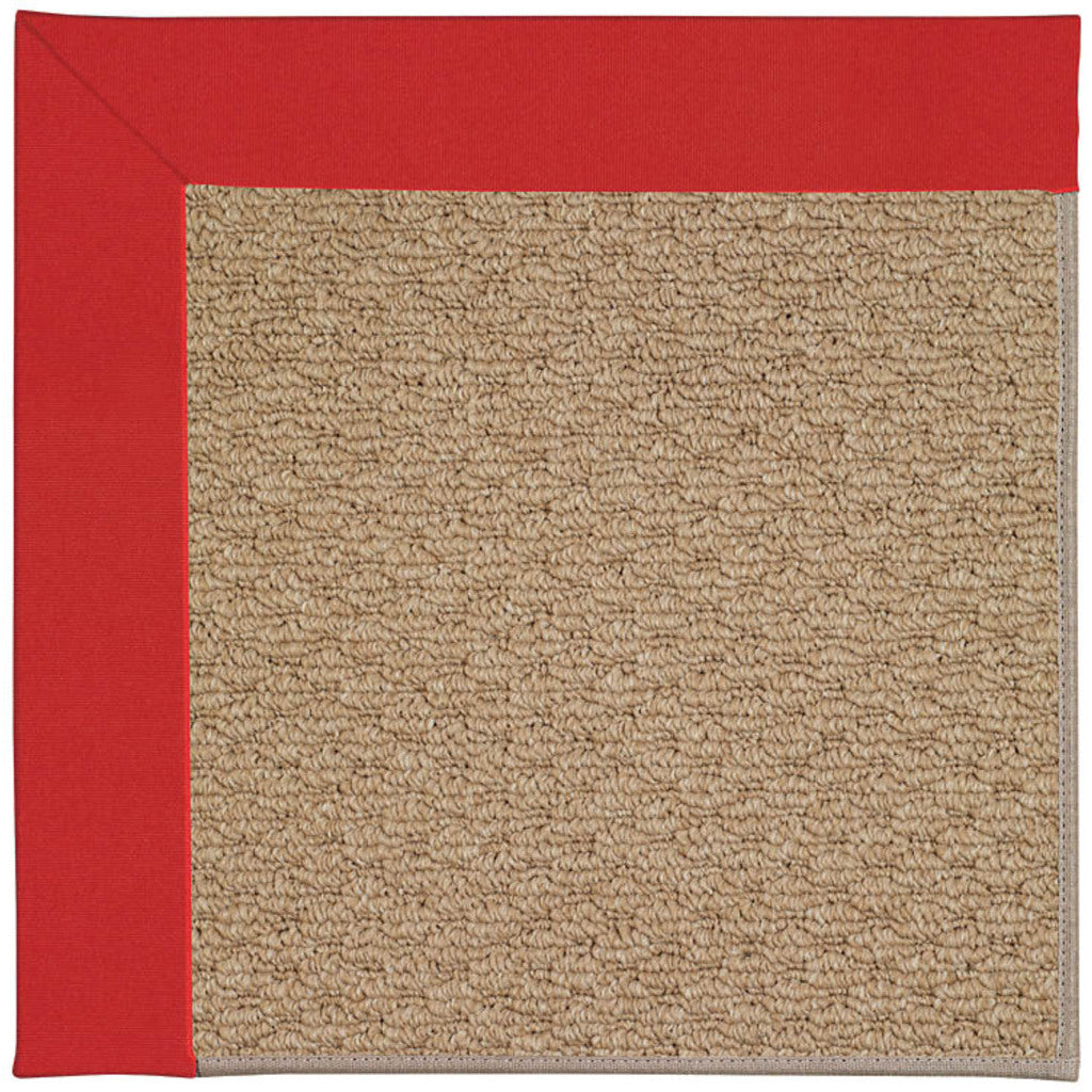 Creative Concepts-Raffia Canvas Jockey Red Indoor/Outdoor Bordere Octagon image