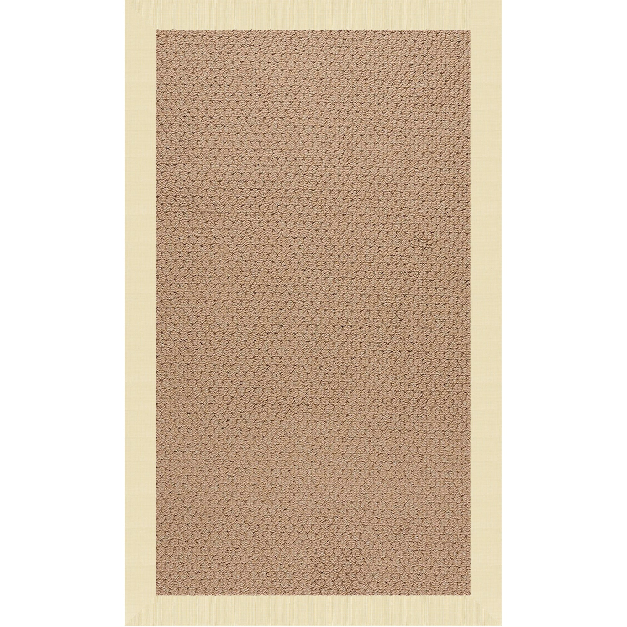 Creative Concepts-Raffia Canvas Sand Indoor/Outdoor Bordere Rectangle image