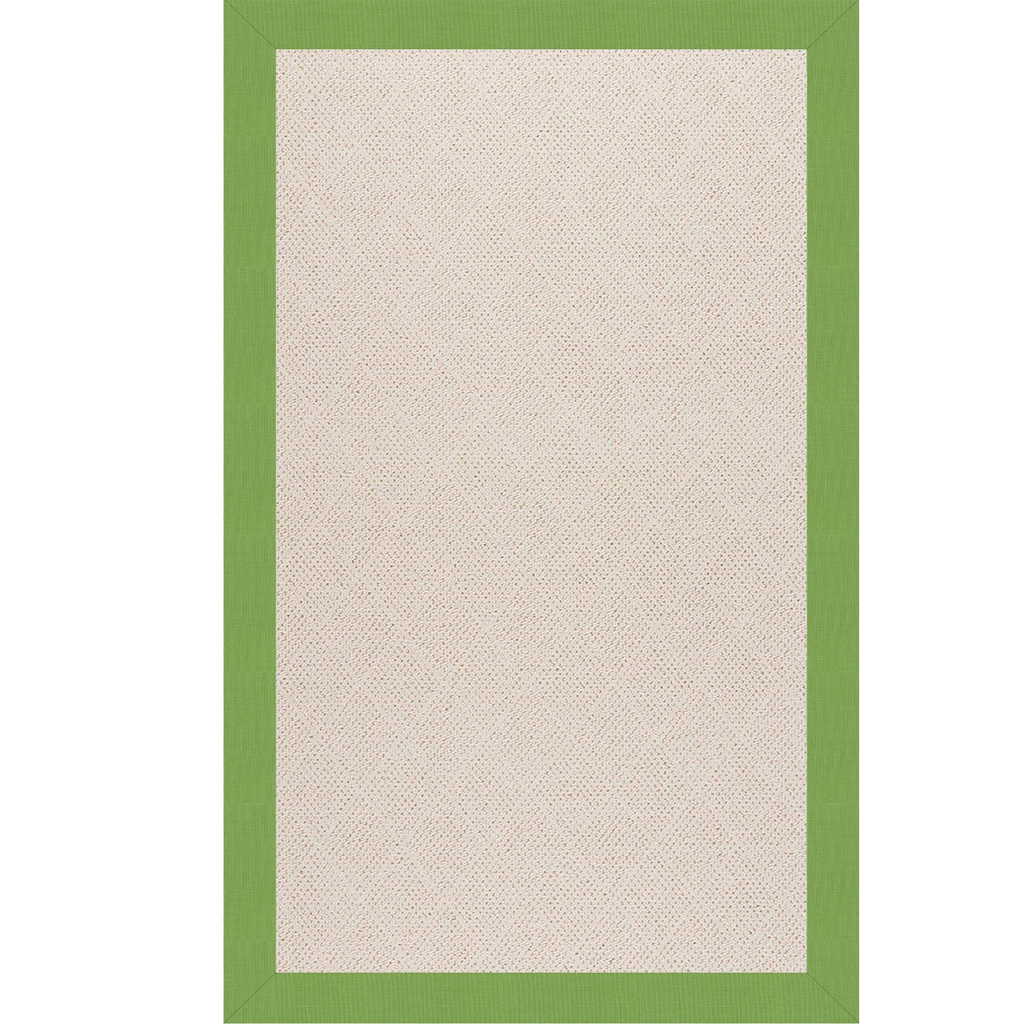 Creative Concepts-White Wicker Canvas Parrot Indoor/Outdoor Bordere Rectangle image