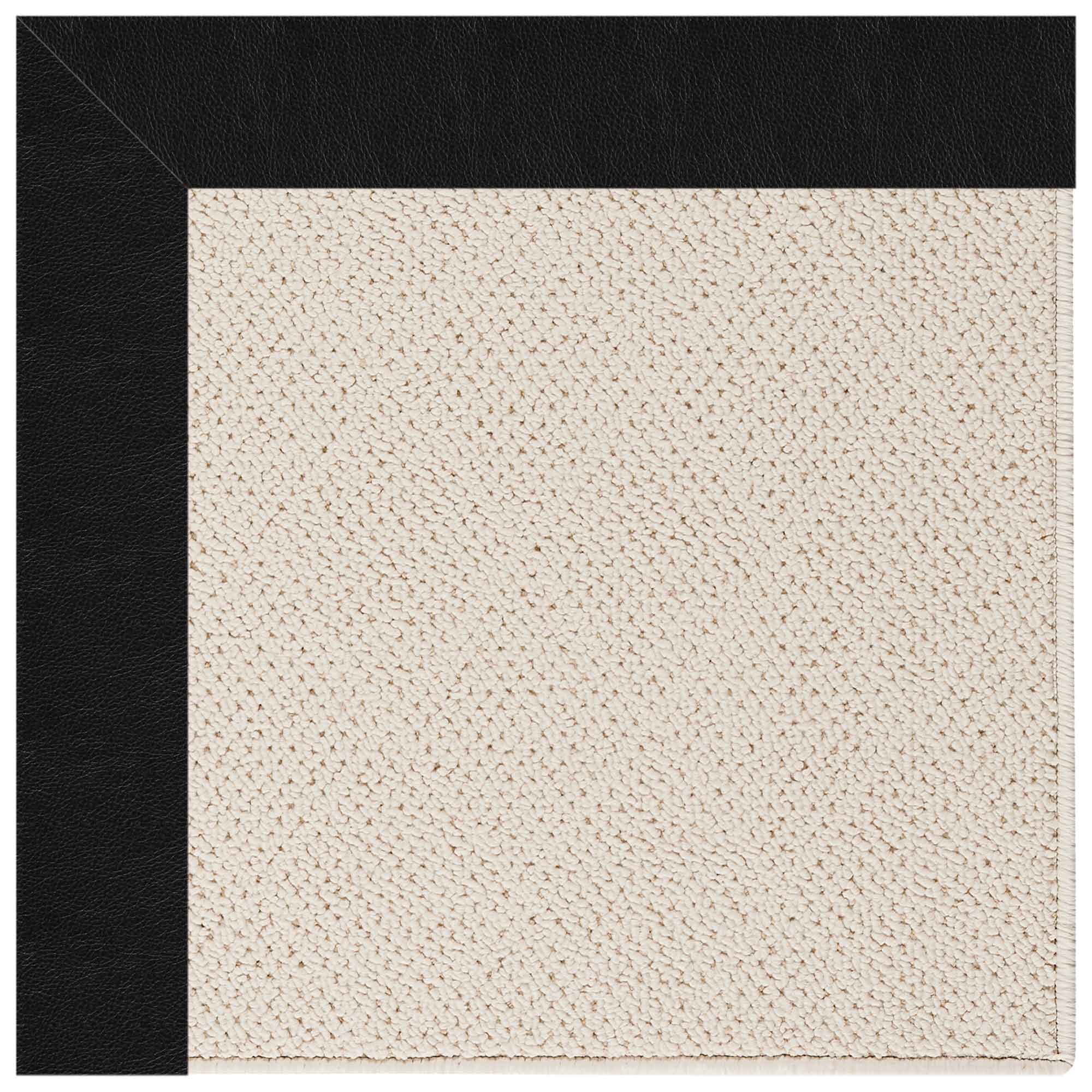 Creative Concepts-White Wicker Classic Black Indoor/Outdoor Bordere Octagon image