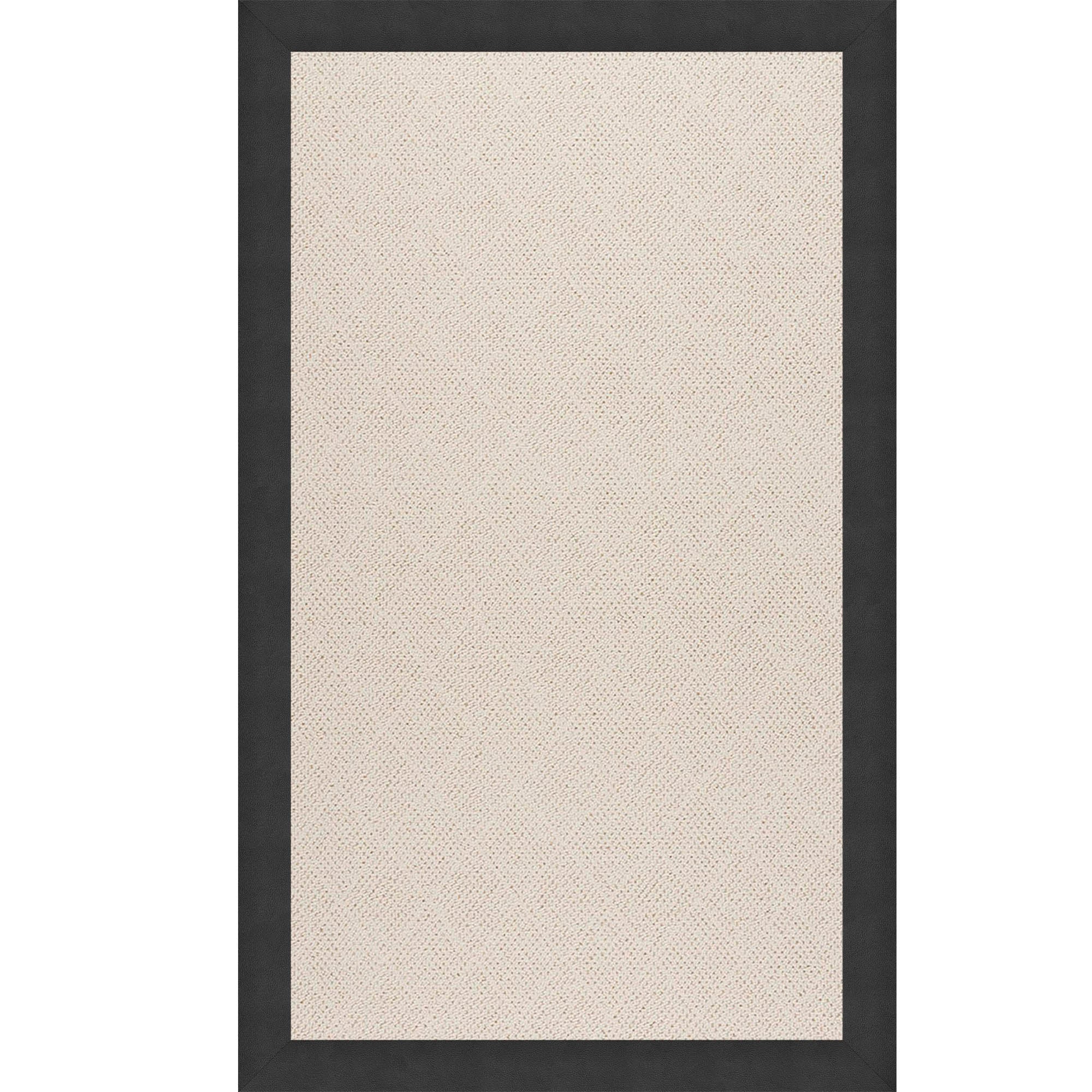 Creative Concepts-White Wicker Classic Black Indoor/Outdoor Bordere Rectangle image