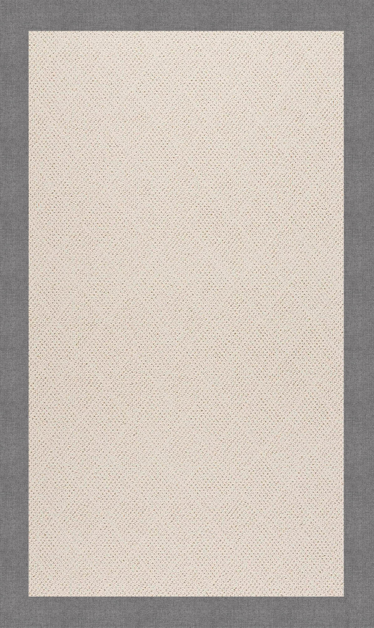 Creative Concepts-White Wicker Canvas Slate Indoor/Outdoor Bordere Rectangle image