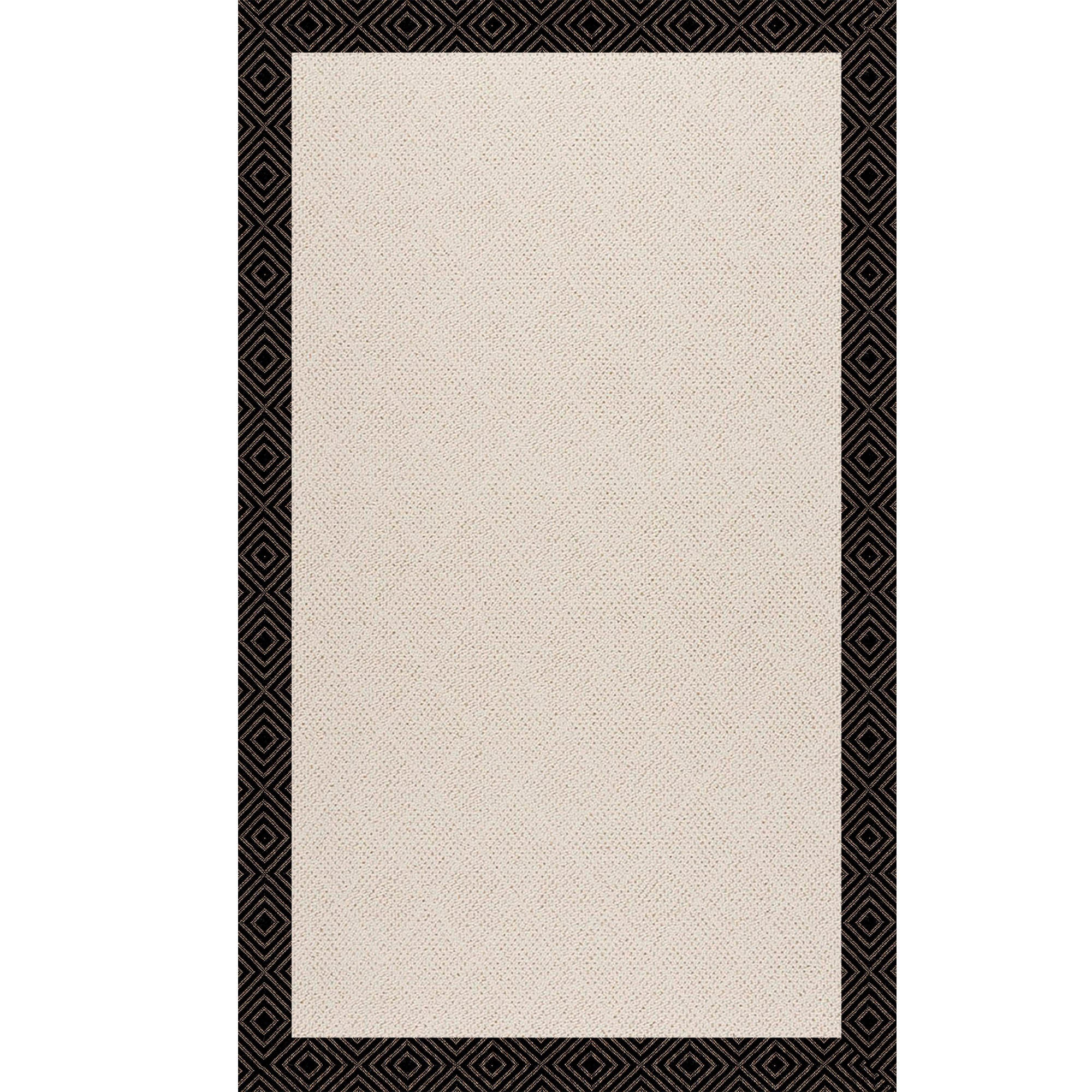 Creative Concepts-White Wicker Fortune Lava Indoor/Outdoor Bordere Rectangle image