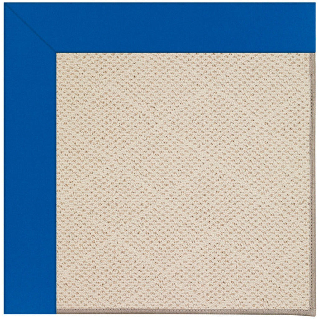 Creative Concepts-White Wicker Canvas Pacific Blue Indoor/Outdoor Bordere Octagon image