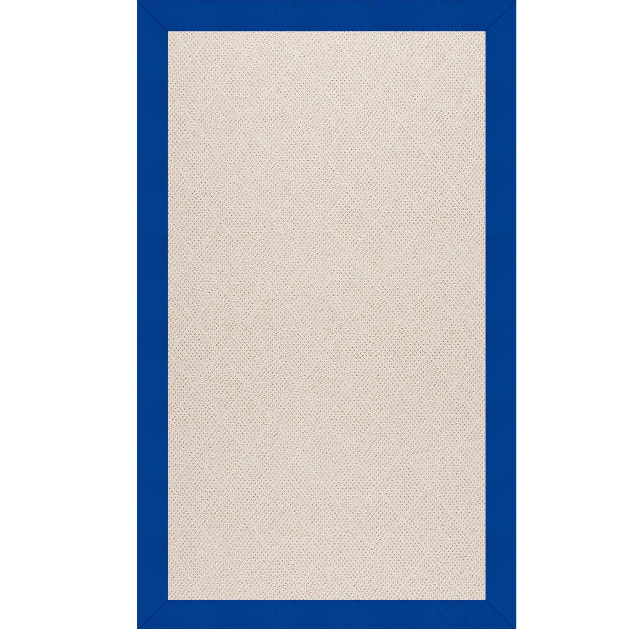 Creative Concepts-White Wicker Canvas Pacific Blue Indoor/Outdoor Bordere Rectangle image