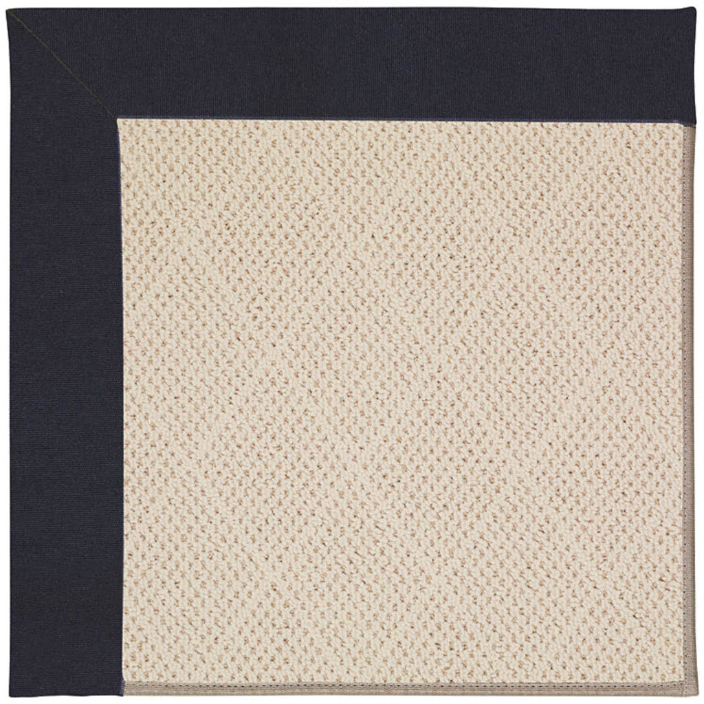 Creative Concepts-White Wicker Canvas Navy Indoor/Outdoor Bordere Octagon image