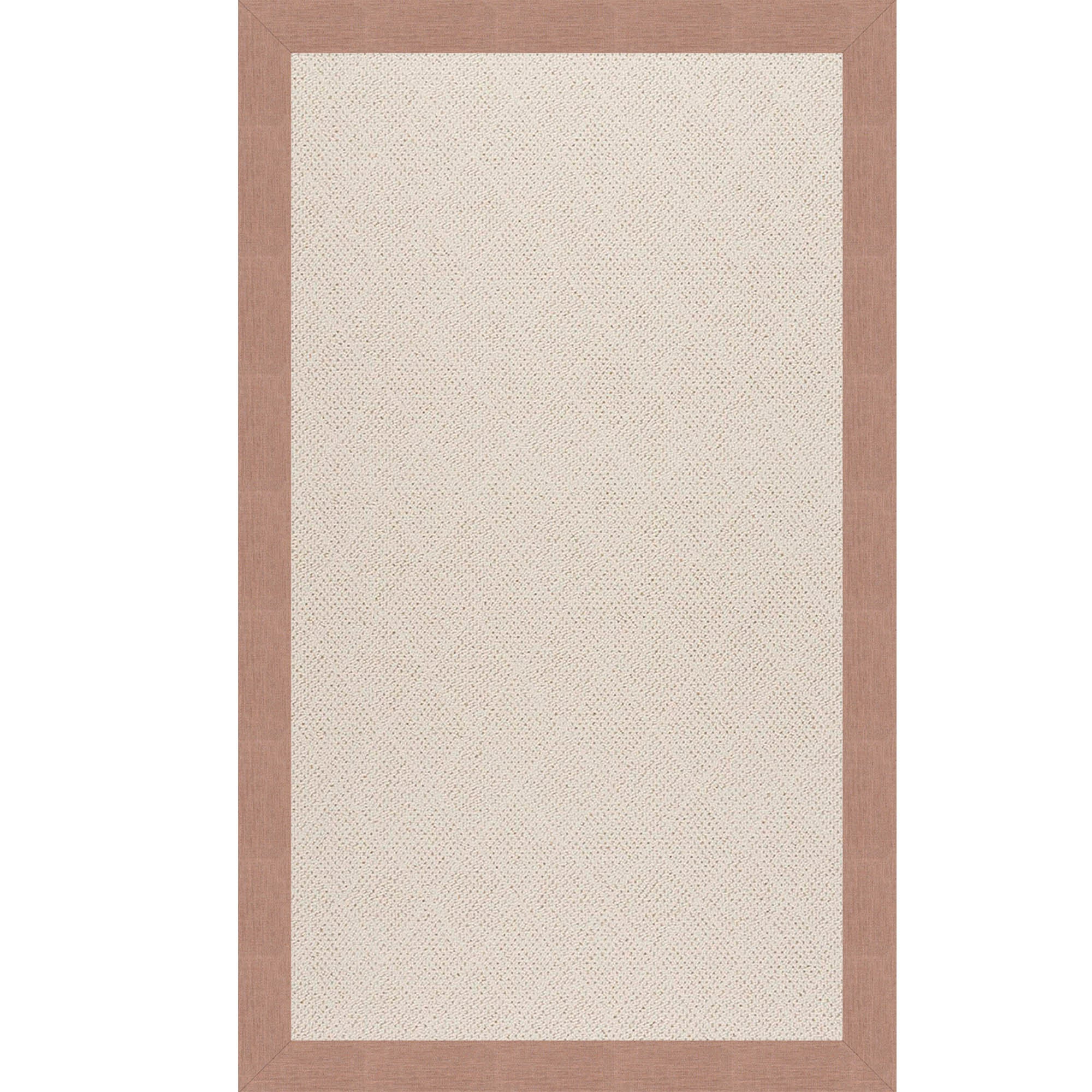 Creative Concepts-White Wicker Cast Petal Indoor/Outdoor Bordere Rectangle image