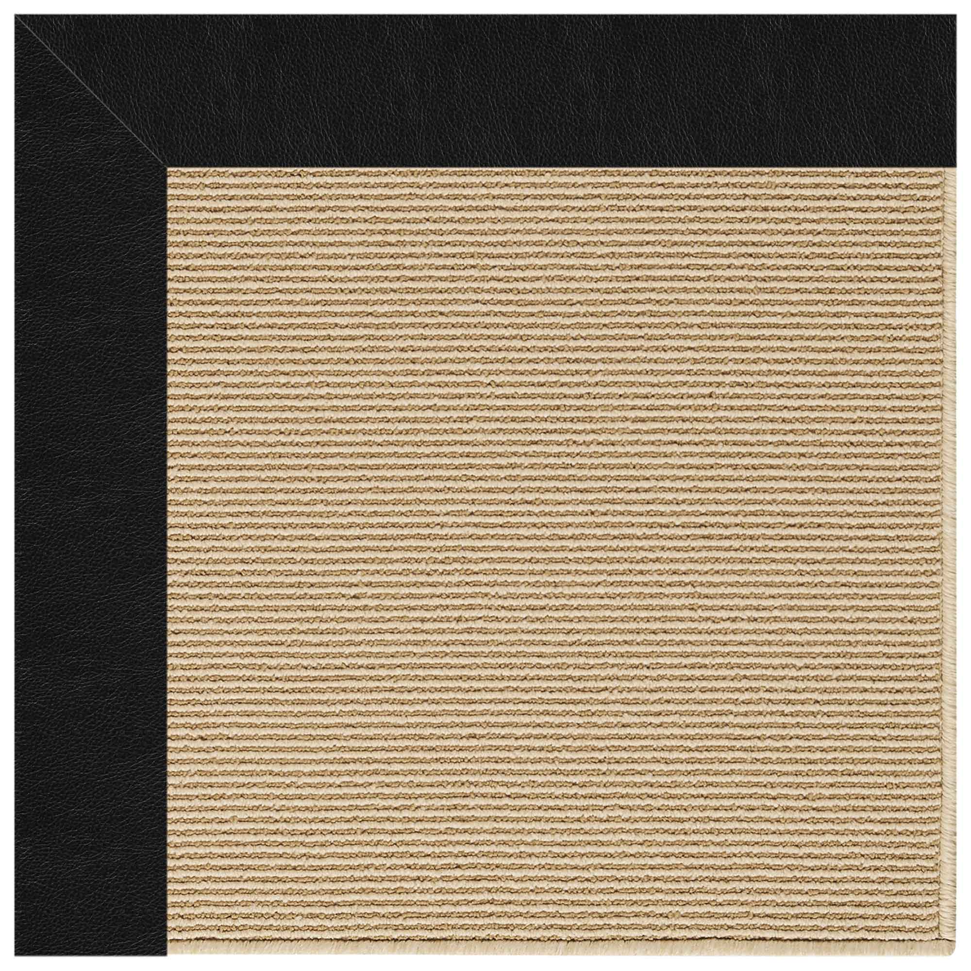 Creative Concepts-Sisal Classic Black Indoor/Outdoor Bordere Octagon image