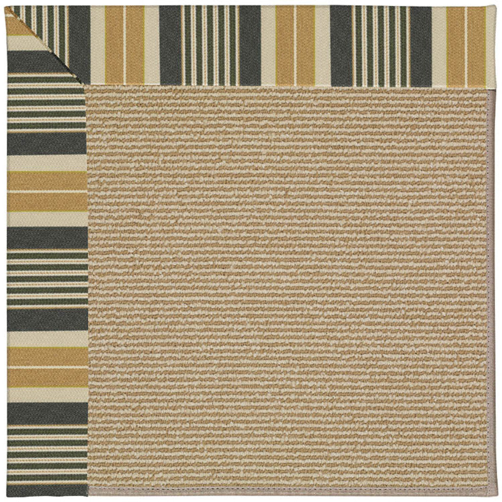 Creative Concepts-Sisal Long Hill Ebony Indoor/Outdoor Bordere Octagon image