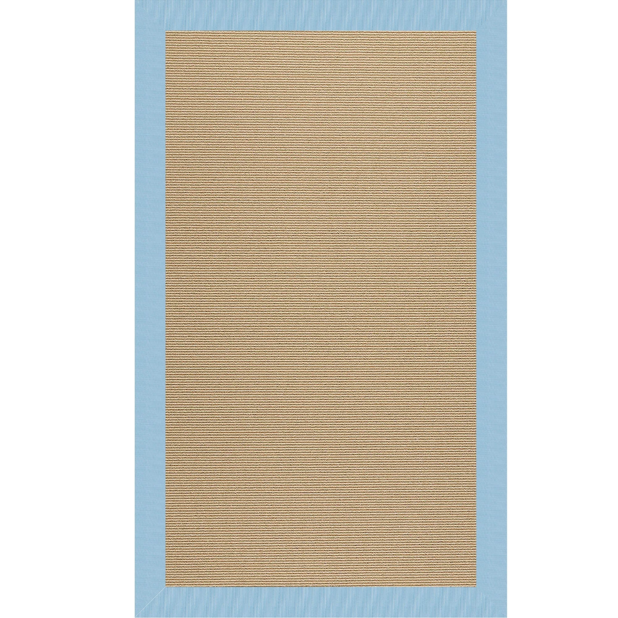 Creative Concepts-Sisal Canvas Air Blue Indoor/Outdoor Bordere Rectangle image