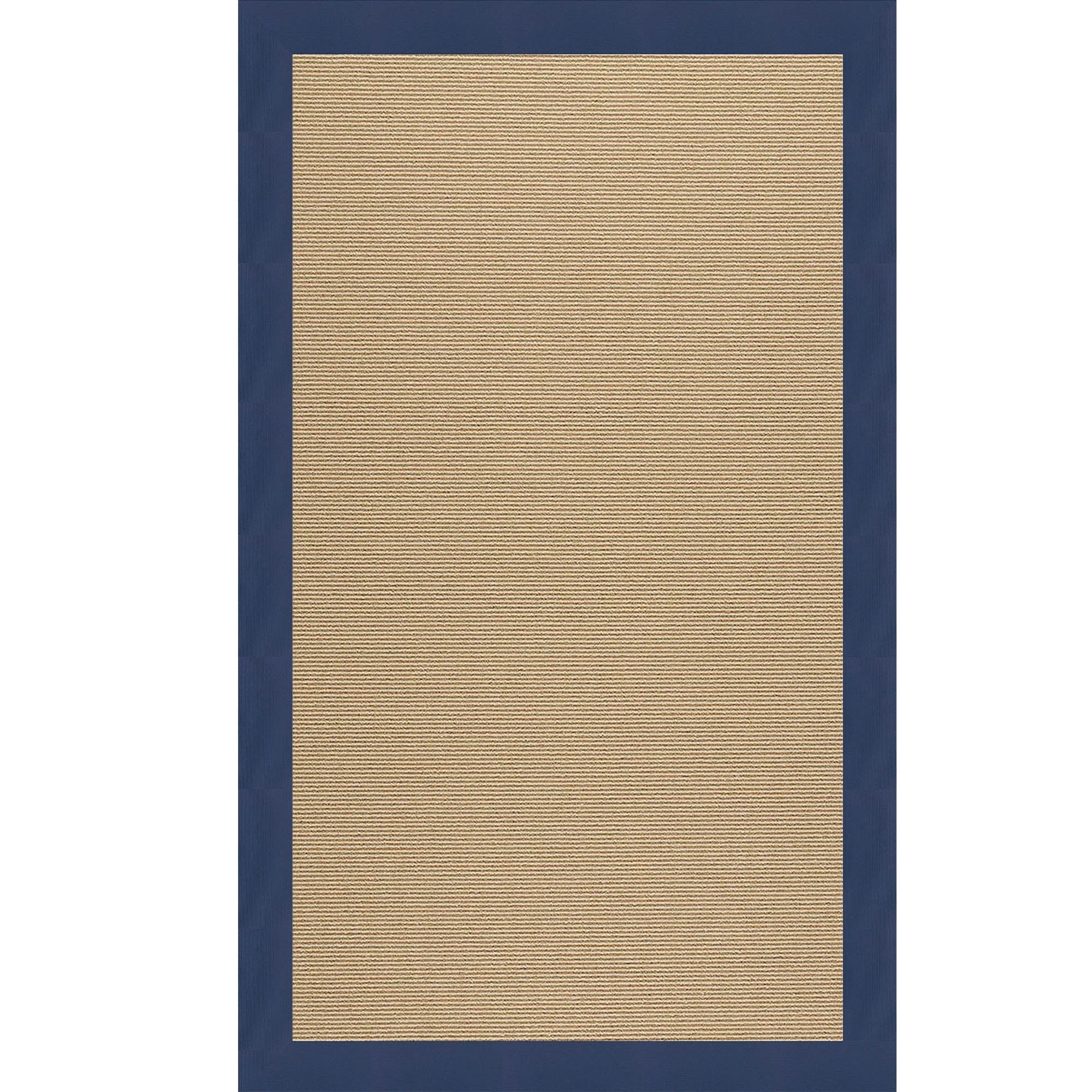 Creative Concepts-Sisal Canvas Navy Indoor/Outdoor Bordere Rectangle image