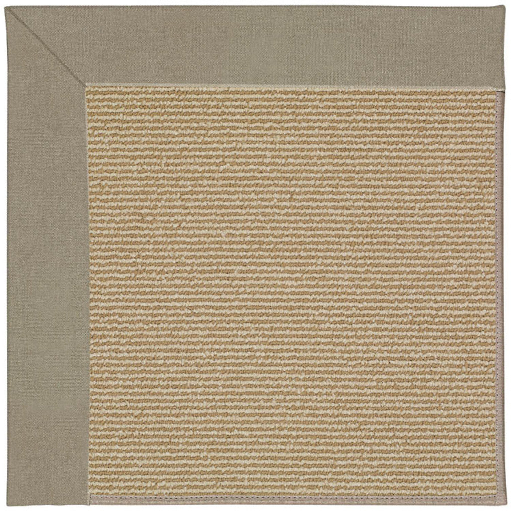 Creative Concepts-Sisal Canvas Taupe Indoor/Outdoor Bordere Octagon image