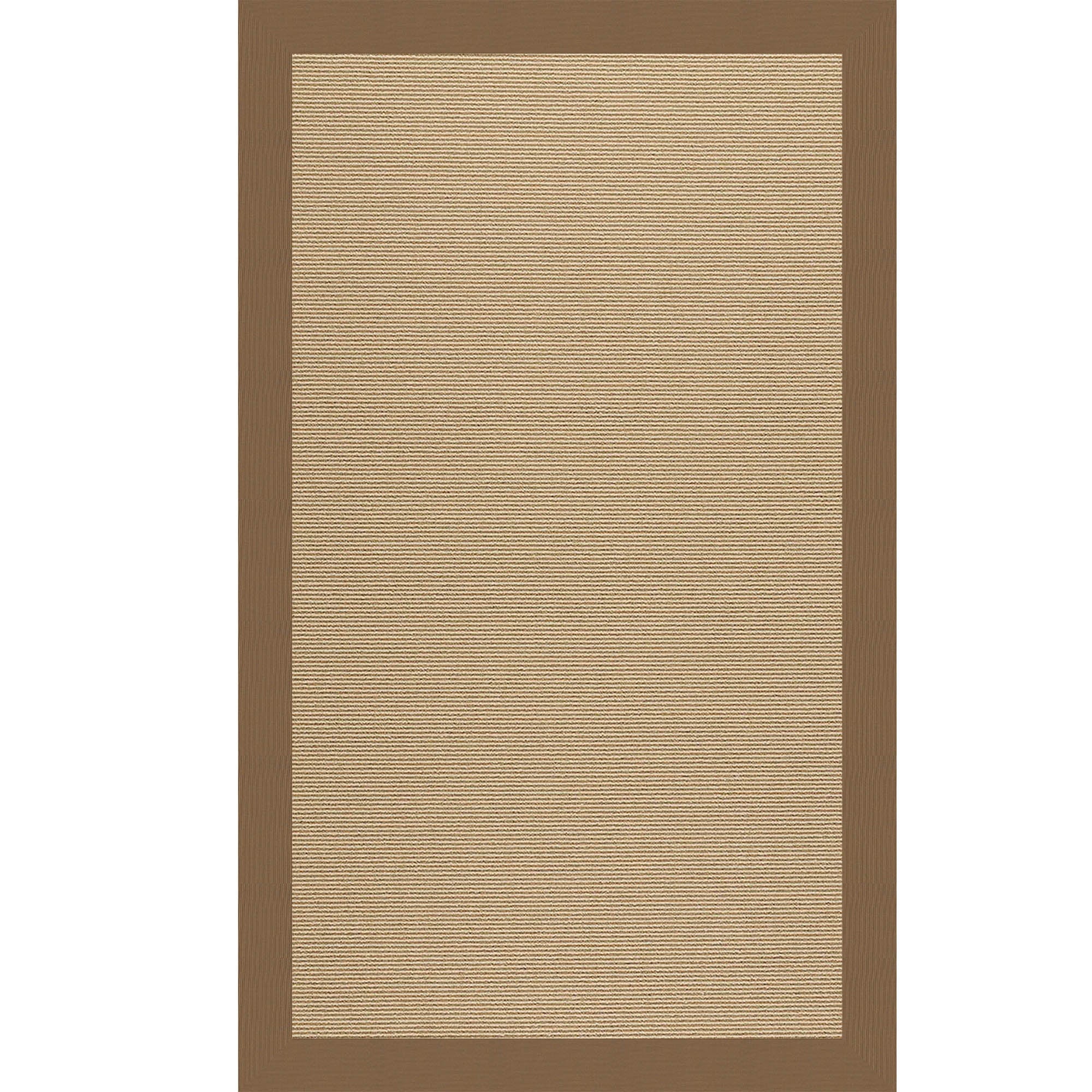 Creative Concepts-Sisal Canvas Cocoa Indoor/Outdoor Bordere Rectangle image