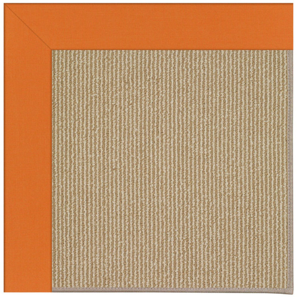 Creative Concepts-Sisal Canvas Tangerine Indoor/Outdoor Bordere Rectangle image