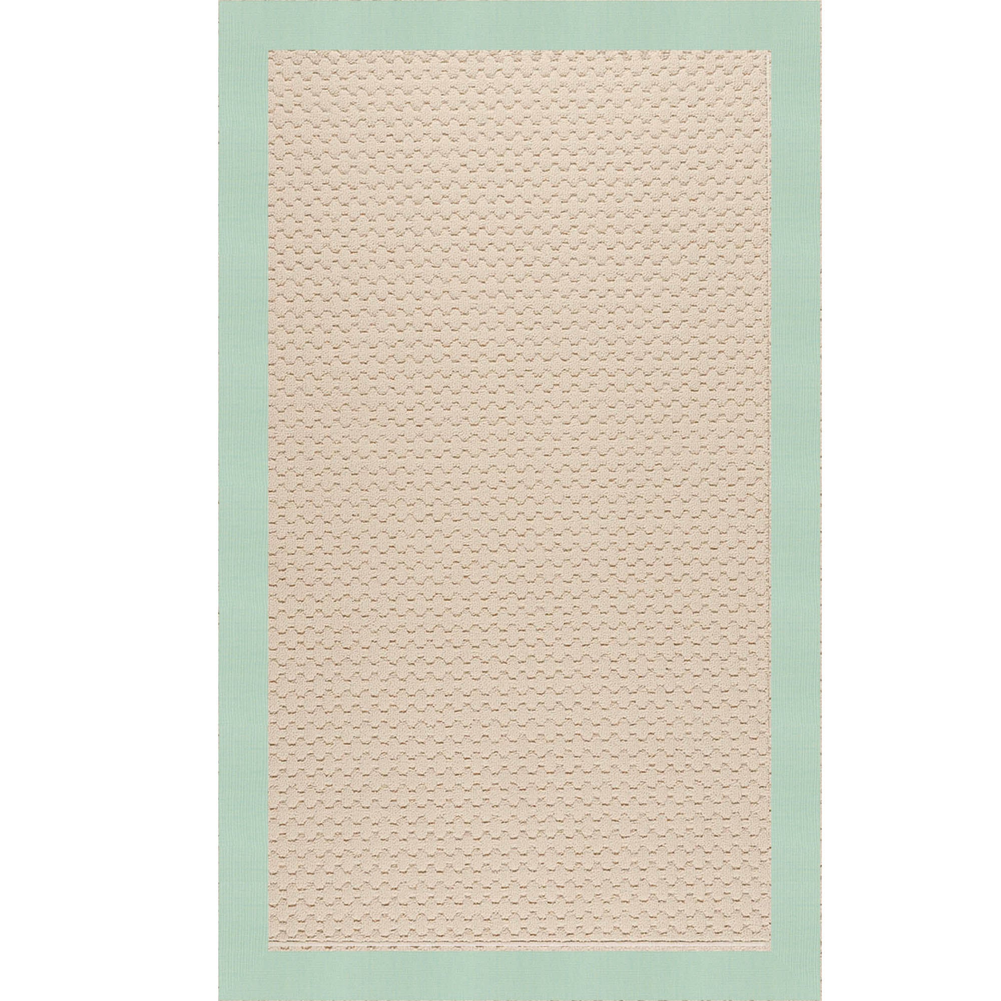 Creative Concepts-Sugar Mtn. Canvas Spa Blue Indoor/Outdoor Bordere Rectangle image