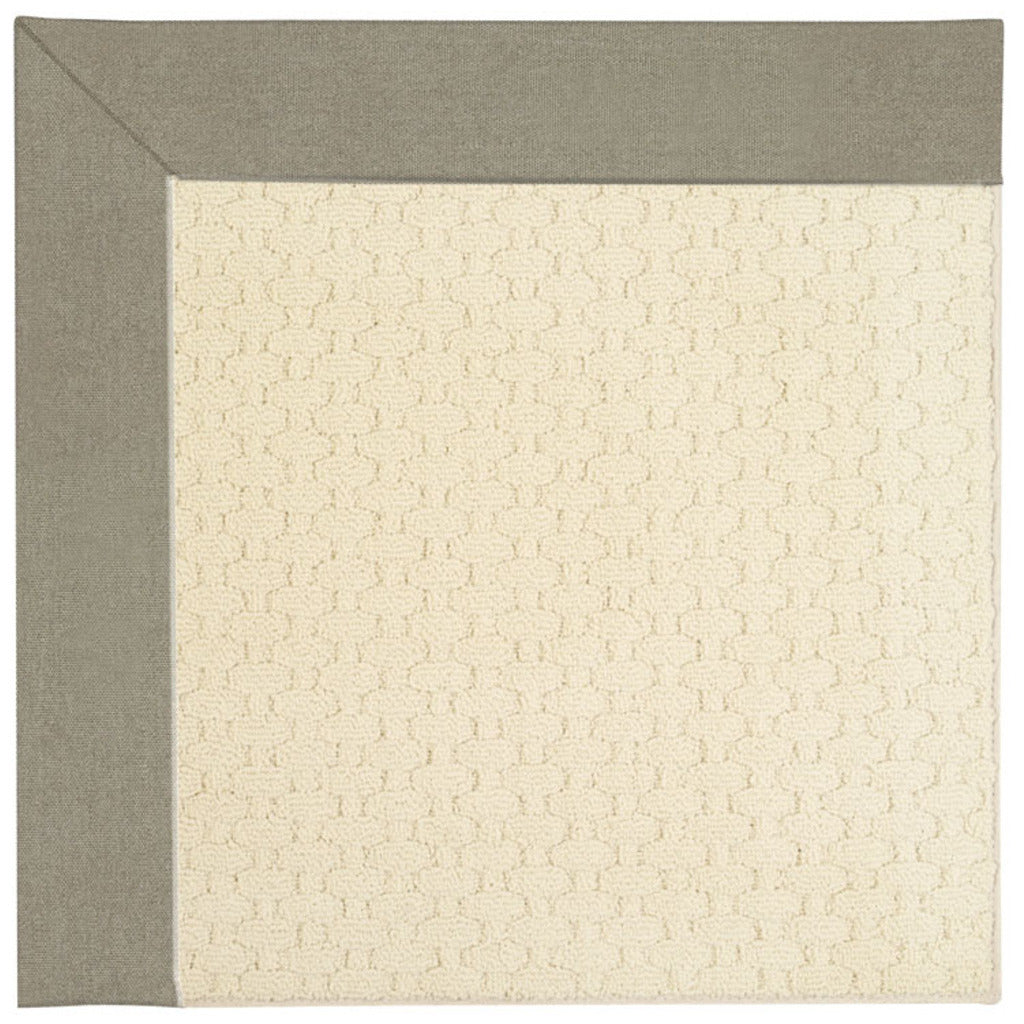 Creative Concepts-Sugar Mtn. Canvas Taupe Indoor/Outdoor Bordere Rectangle image