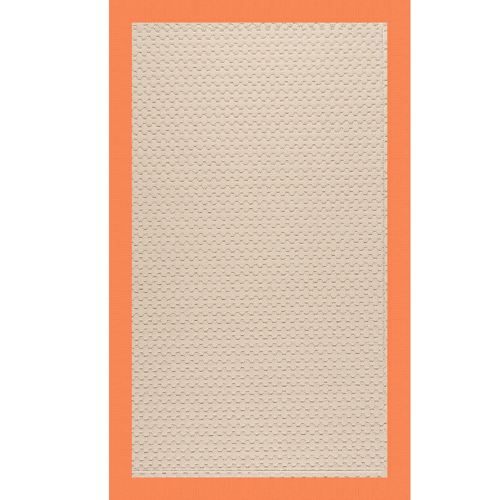 Creative Concepts-Sugar Mtn. Canvas Tangerine Indoor/Outdoor Bordere Rectangle image