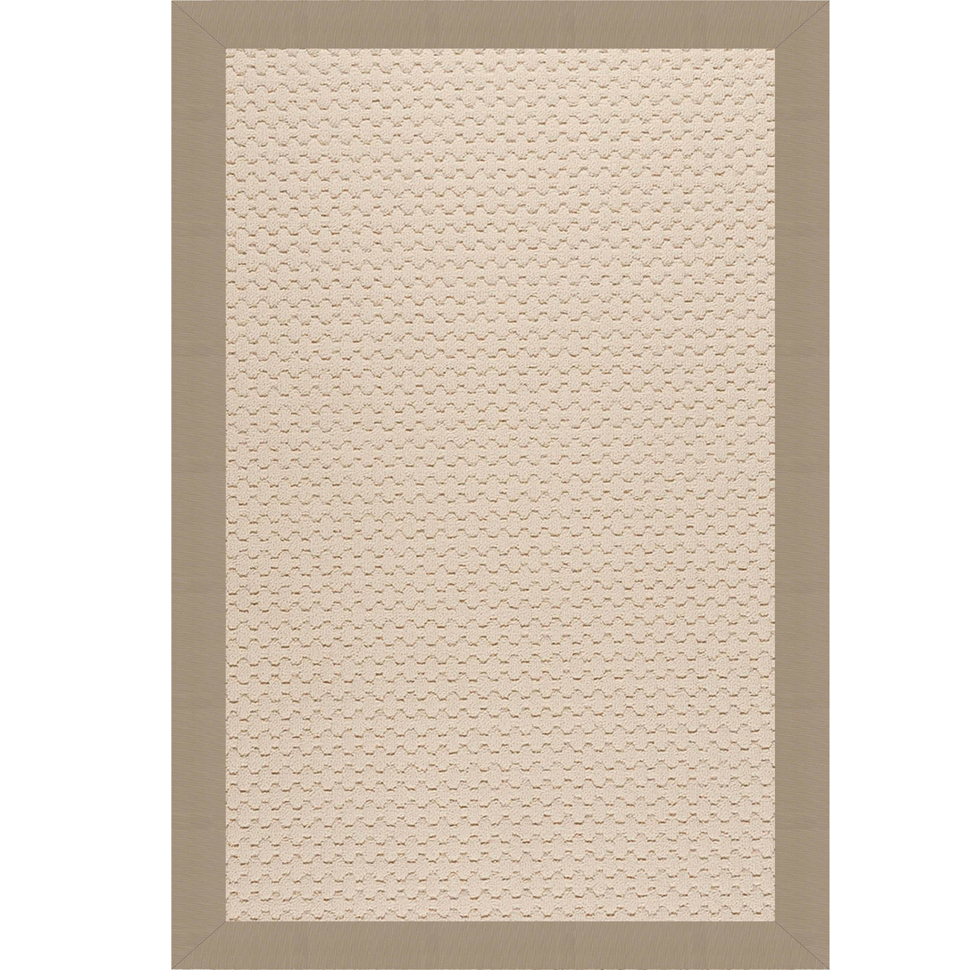 Creative Concepts-Beach Sisal Canvas Linen Indoor/Outdoor Bordere Rectangle image