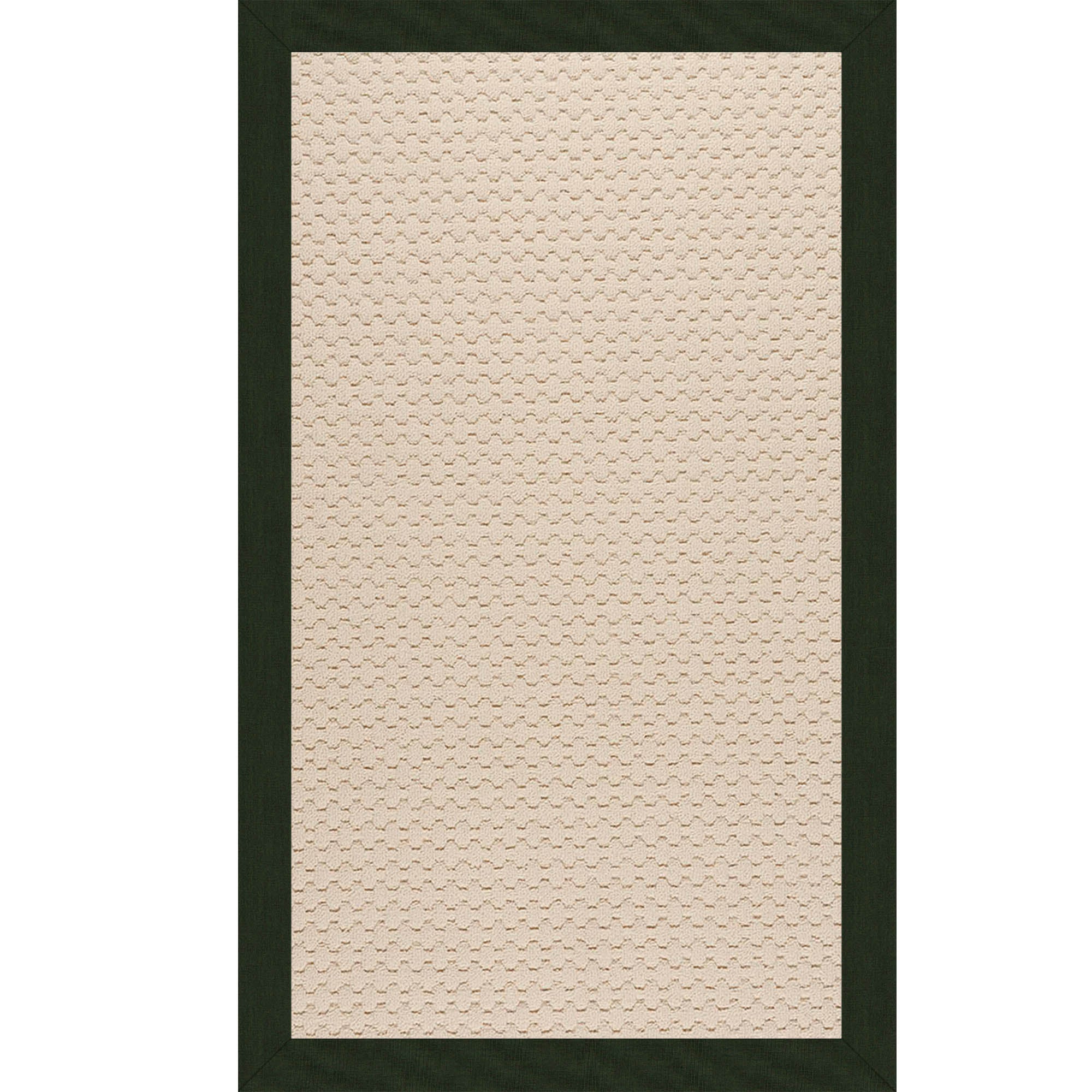 Creative Concepts-Beach Sisal Canvas Fern Indoor/Outdoor Bordere Rectangle image