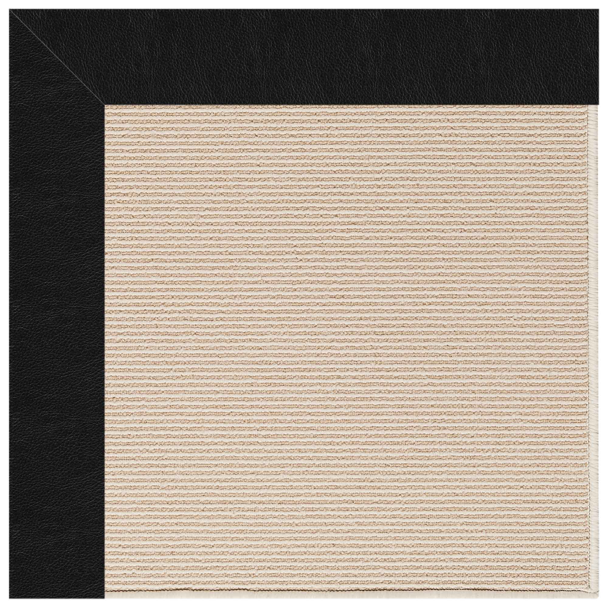 Creative Concepts-Beach Sisal Classic Black Indoor/Outdoor Bordere Octagon image