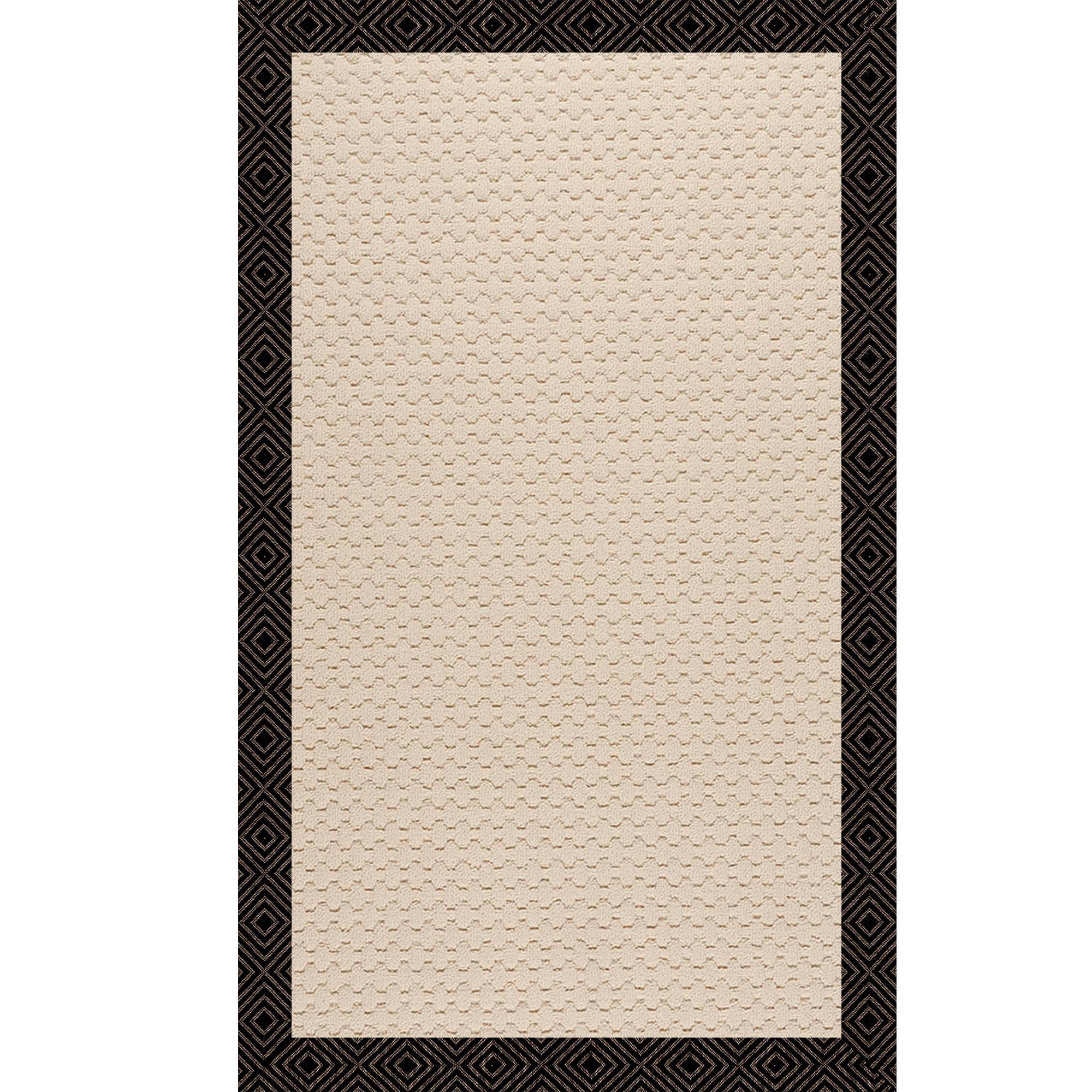 Creative Concepts-Beach Sisal Fortune Lava Indoor/Outdoor Bordere Rectangle image