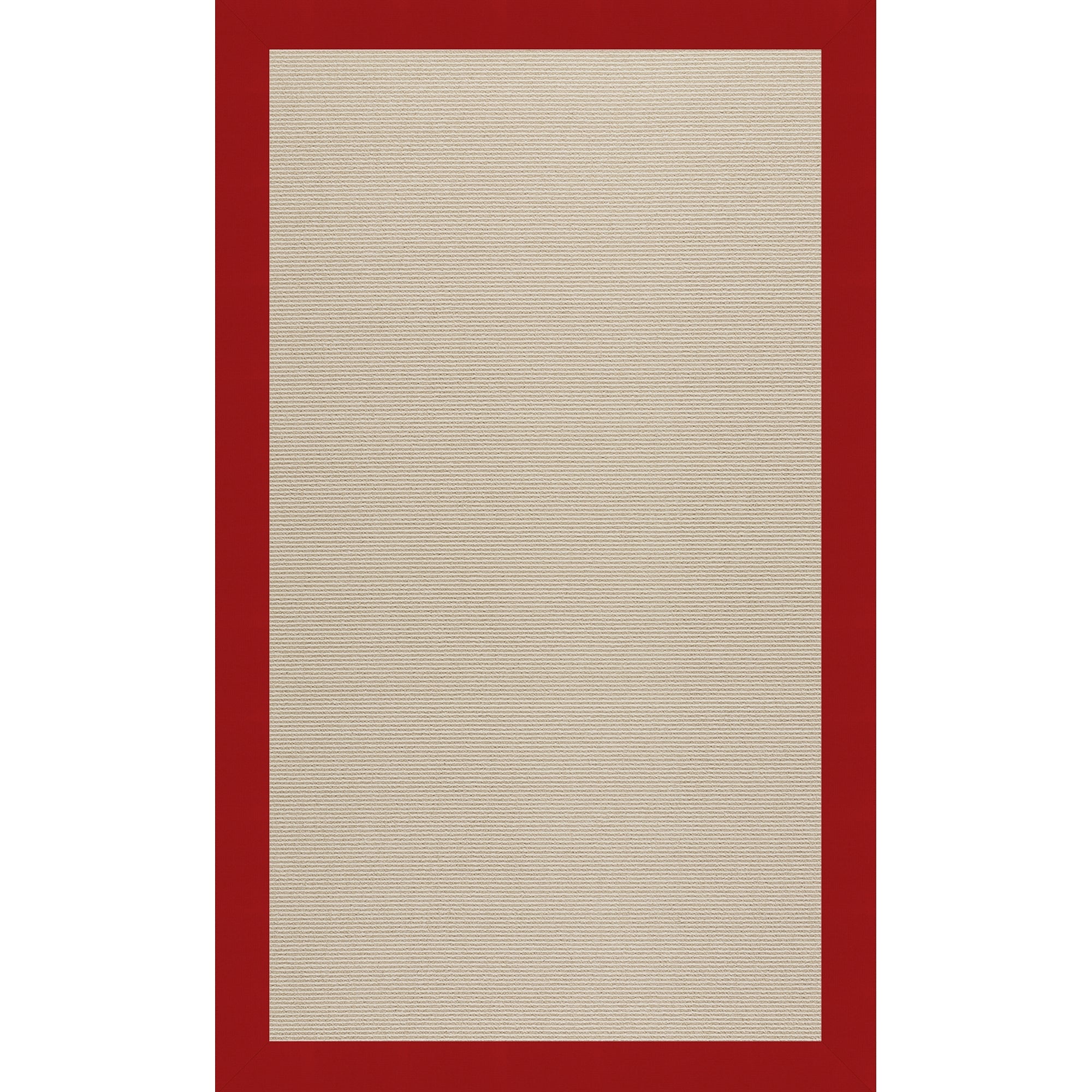 Creative Concepts-Beach Sisal Canvas Jockey Red