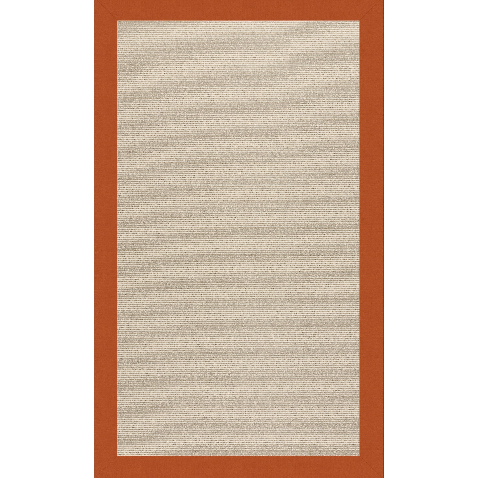 Creative Concepts-Beach Sisal Canvas Rust