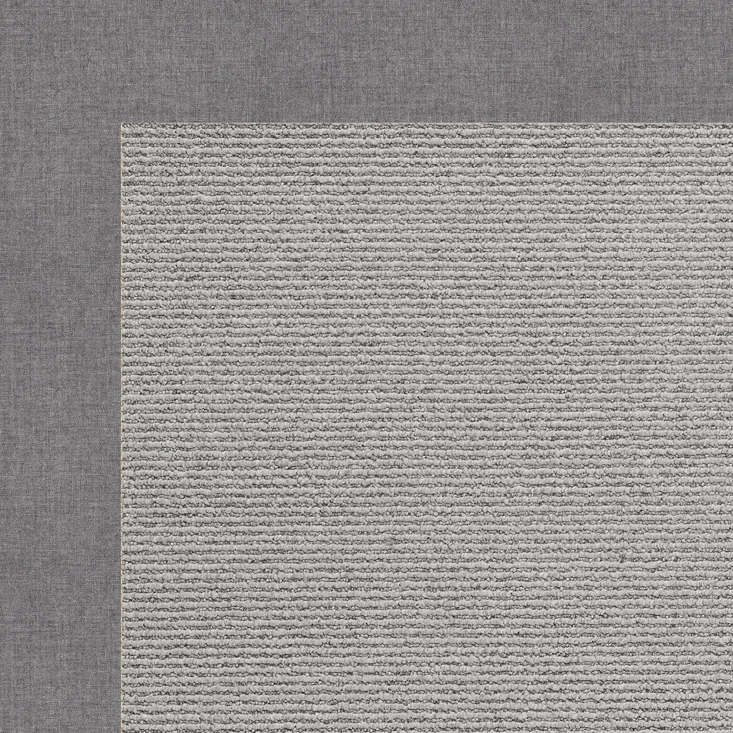 Creative Concepts-Plat Sisal Canvas Slate Indoor/Outdoor Bordere Rectangle image