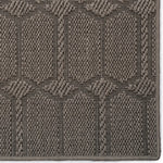 Petra Graphite Machine Woven Rug Rectangle Corner image