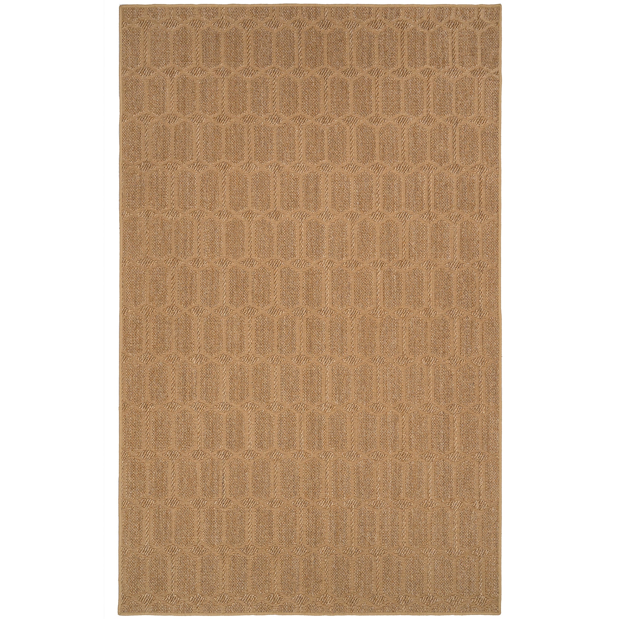 Petra Wheat Machine Woven Rug Rectangle image