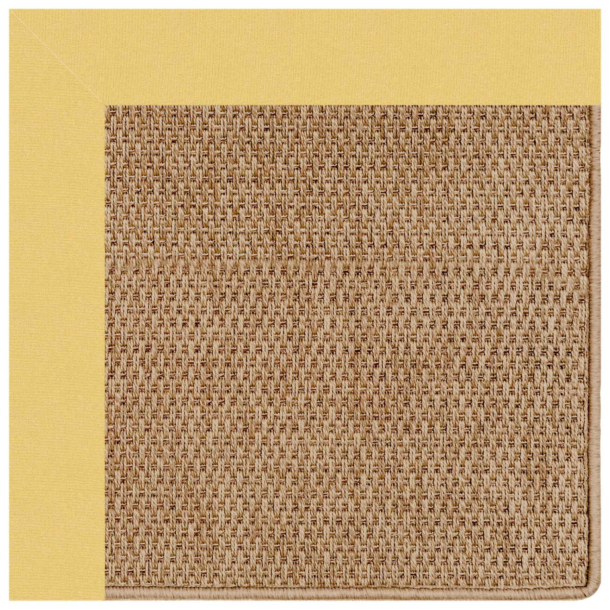 Islamorada-Basketweave Canvas Canary