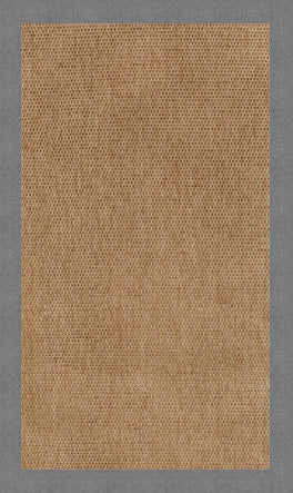 Islamorada-Basketweave Canvas Slate Indoor/Outdoor Bordere Rectangle image