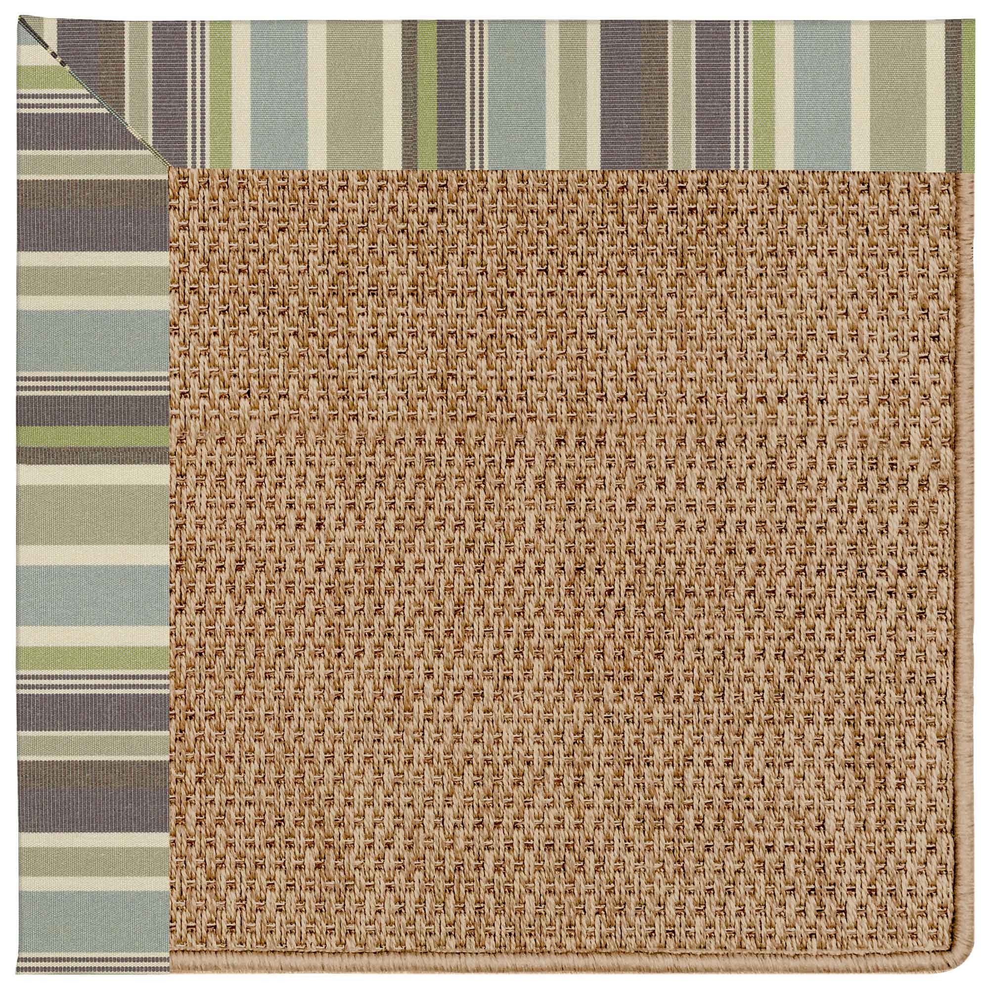 Islamorada-Basketweave Brannon Whisper Indoor/Outdoor Bordere Rectangle image