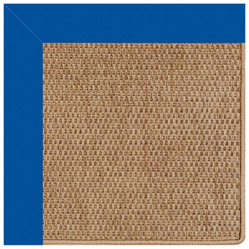 Islamorada-Basketweave Canvas Pacific Blue Indoor/Outdoor Bordere Runner image