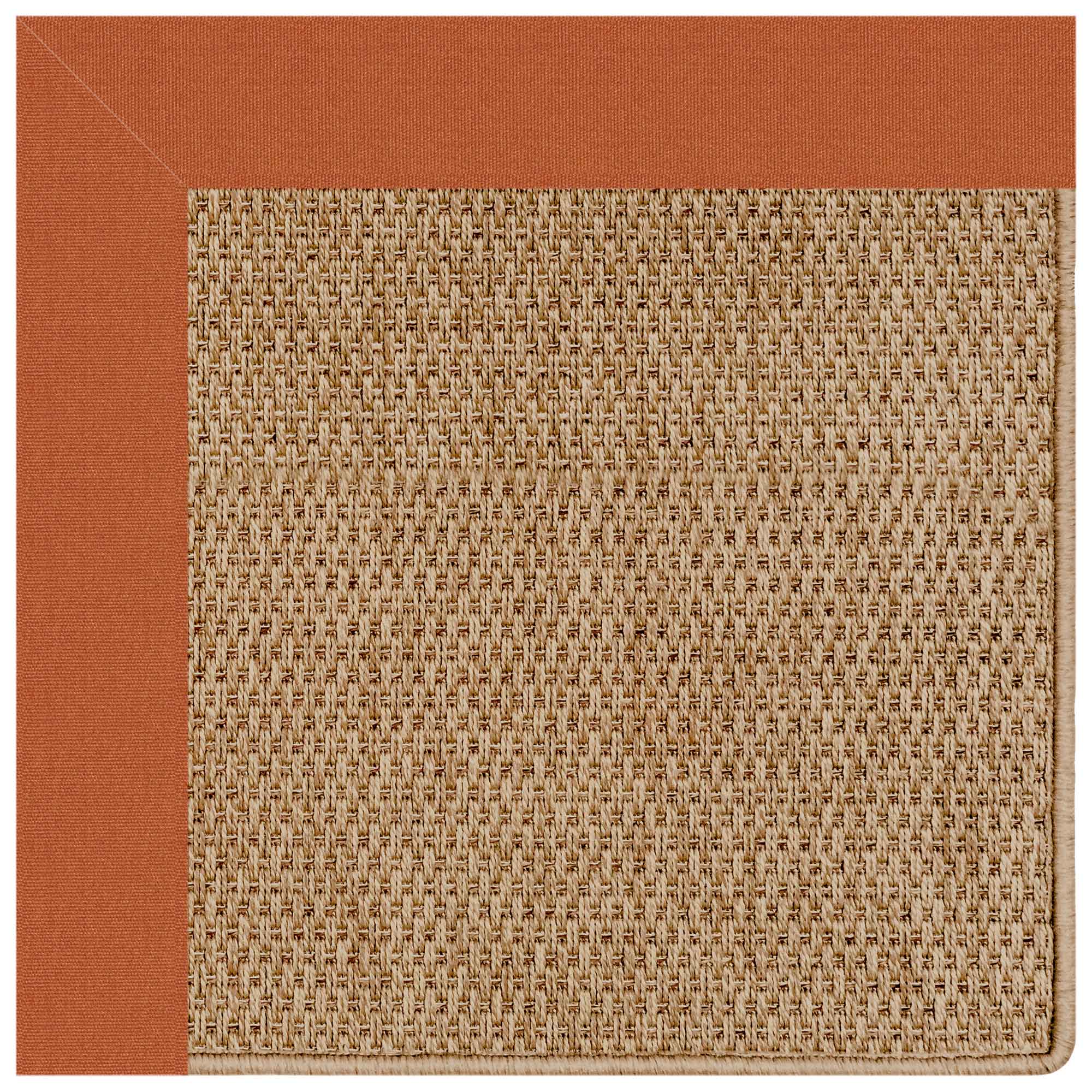 Islamorada-Basketweave Canvas Rust